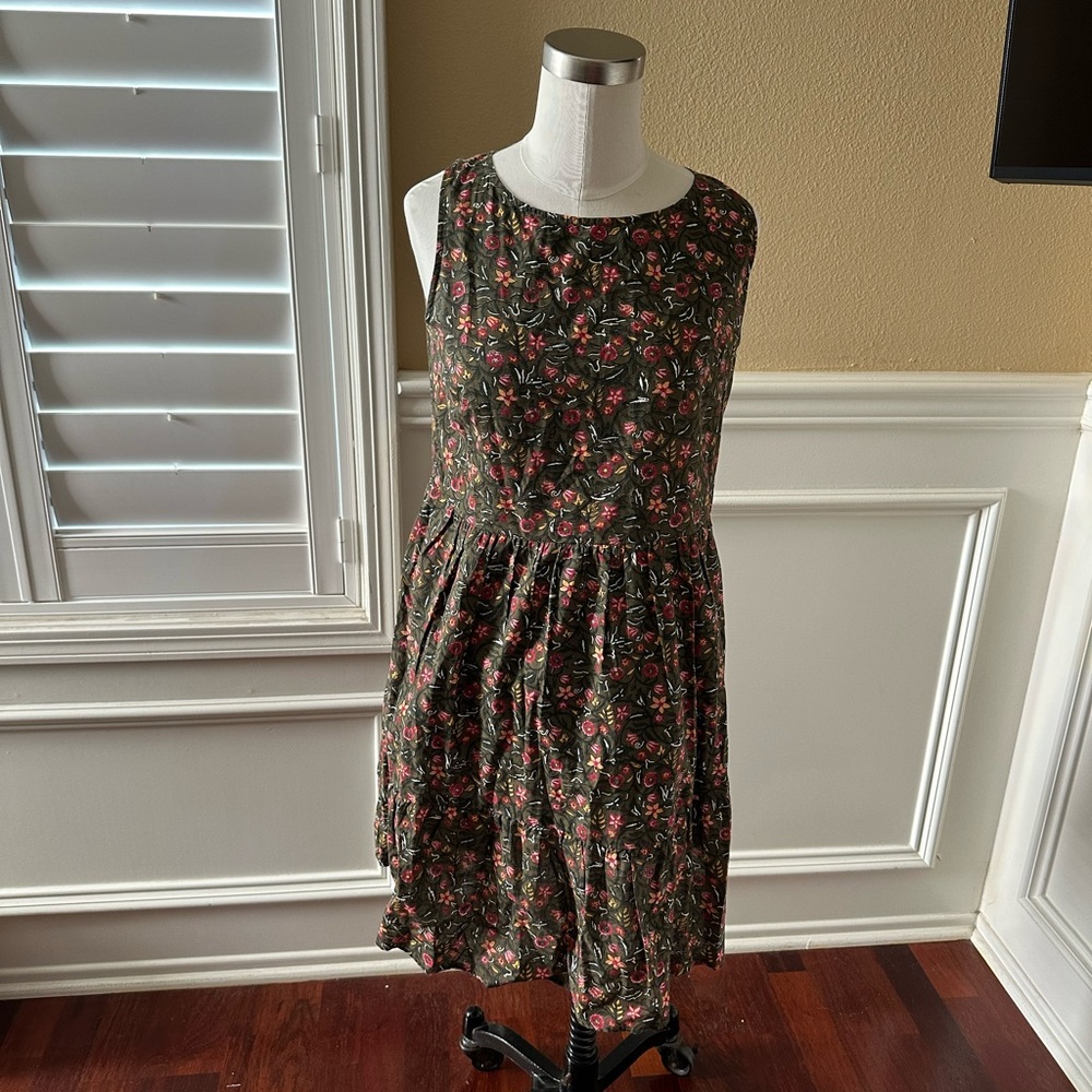 Sezane boho floral cotton mini dress